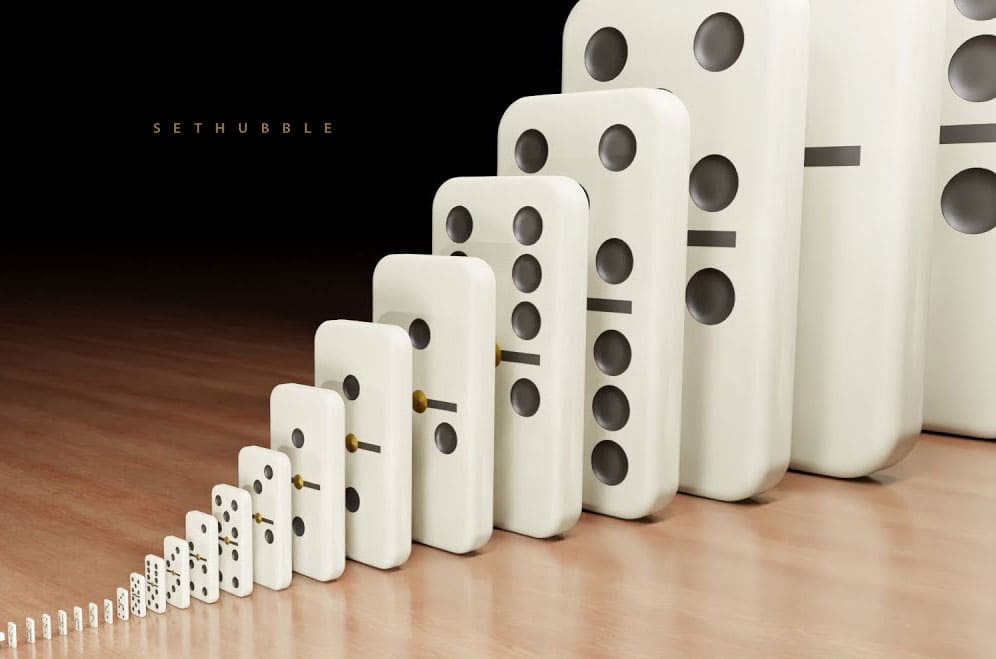 падающая доминошка, финансовая тематика