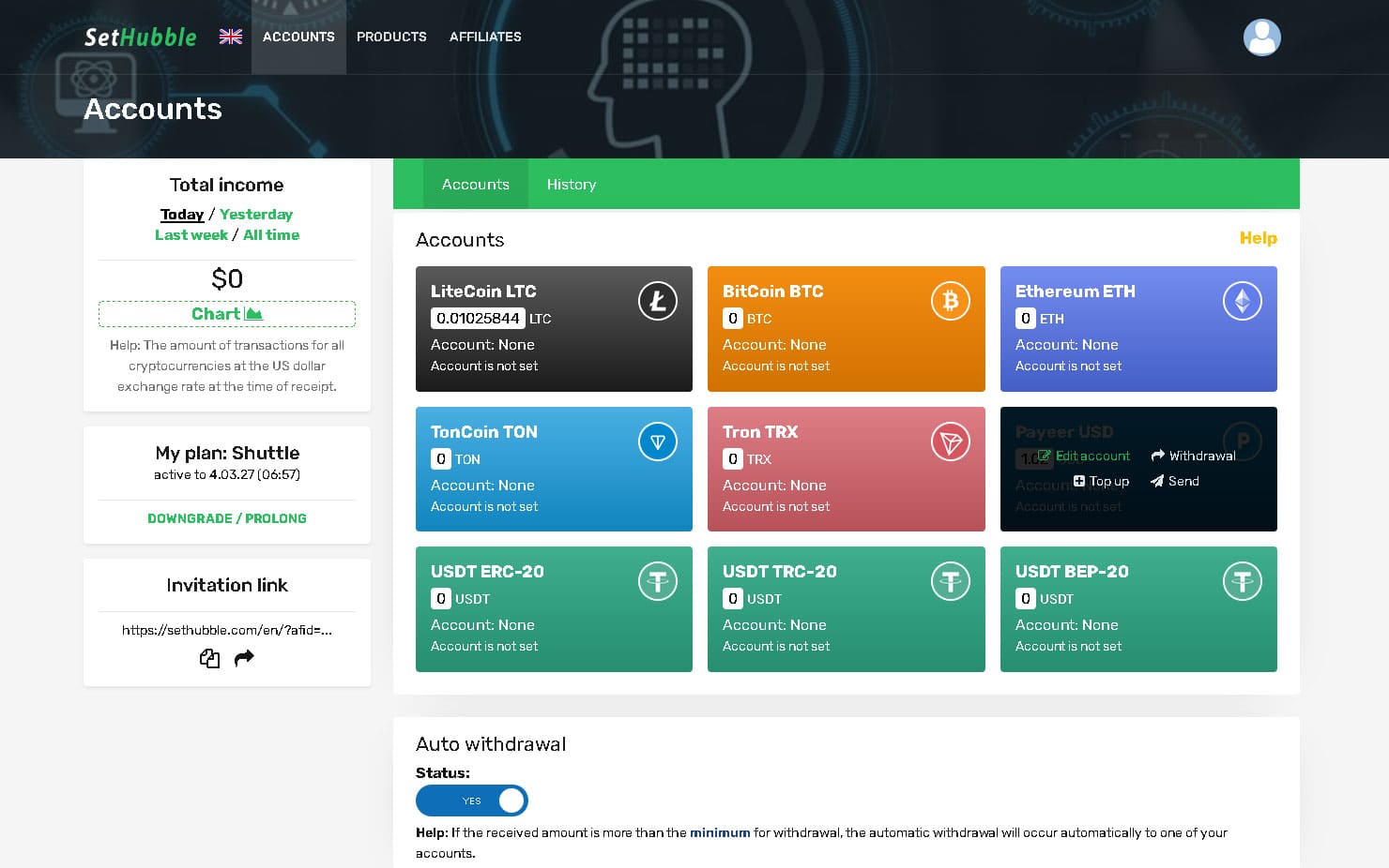 Multicurrency Crypto System